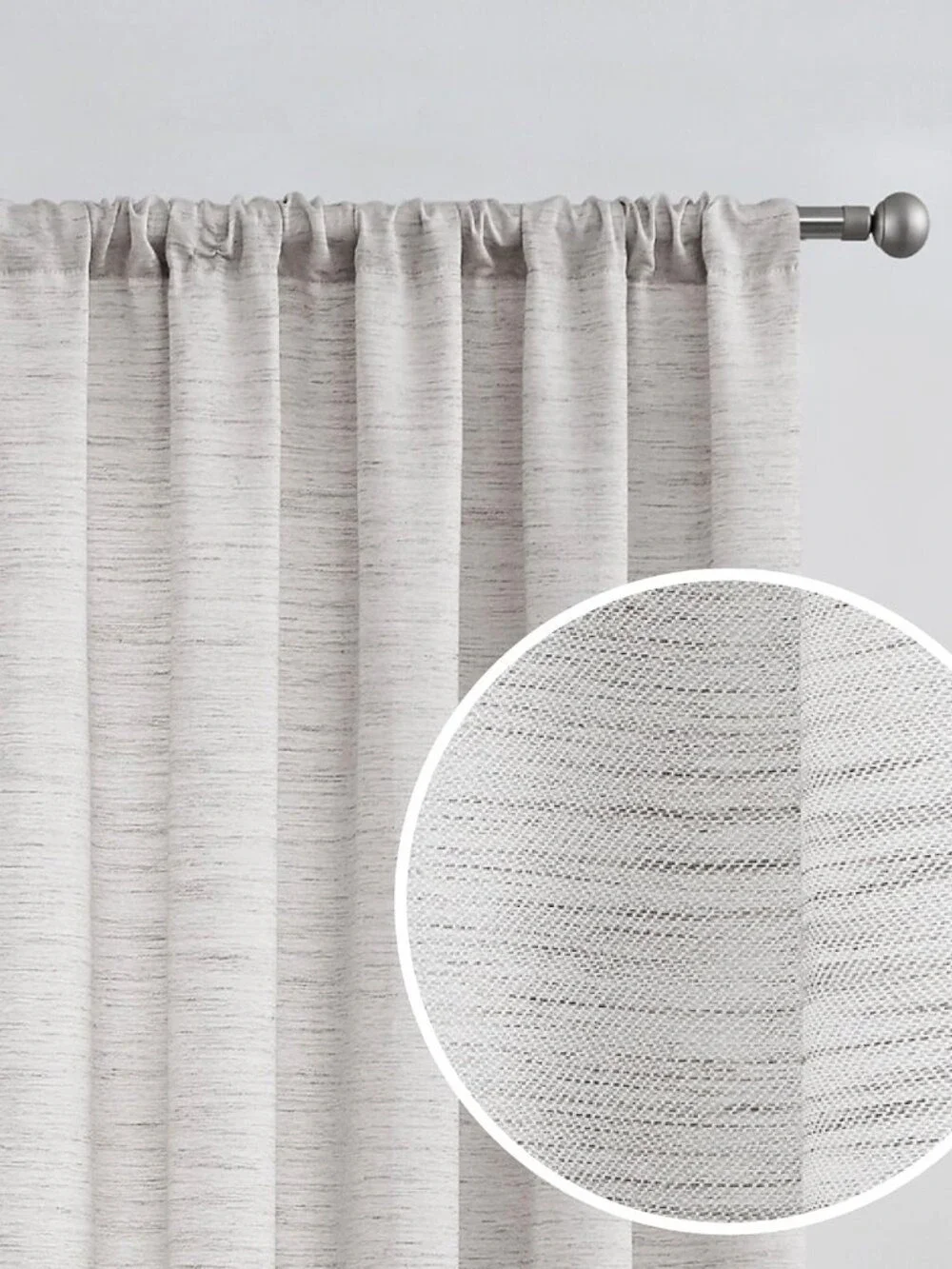 Nautica Caspian Light Filtering Curtains 54x84 Set of 2 Extra Wide Panels NWT